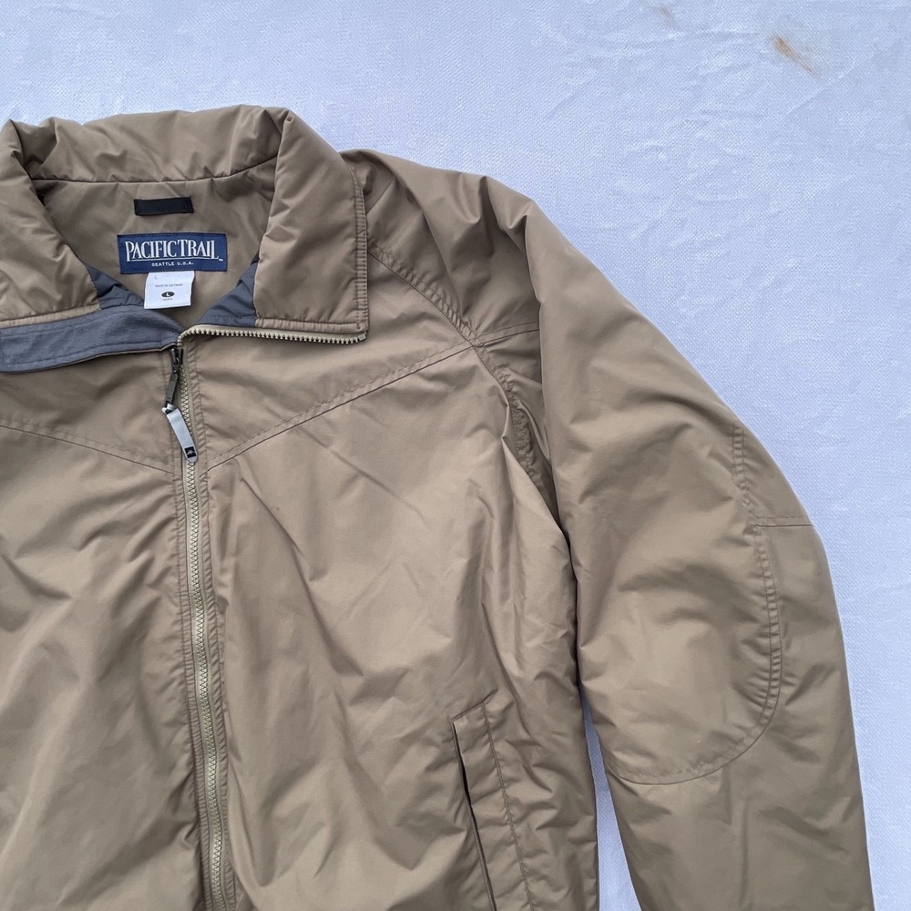 Pacific Trail Men's Full Zip Windbreaker‎ Jacket Size Large Coat Bomber Santa Fe - Picture 6 of 16